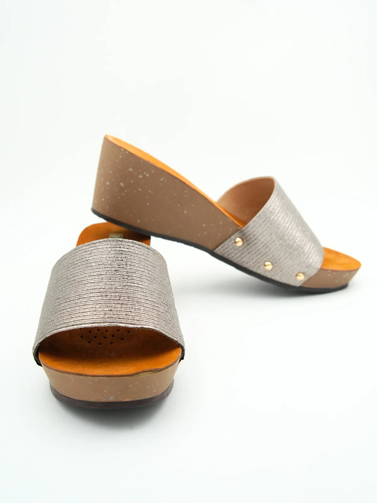 Pauline Wedge Heel Slip Ons High Heels Vegan