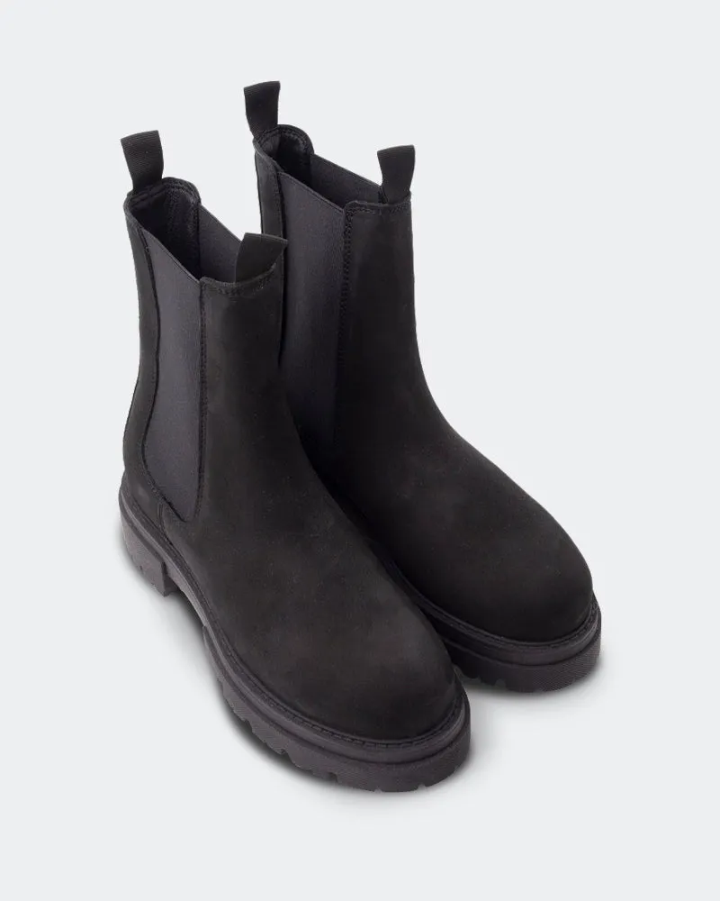 Horse Riding Chelsea Boots Perc Black Nubuck