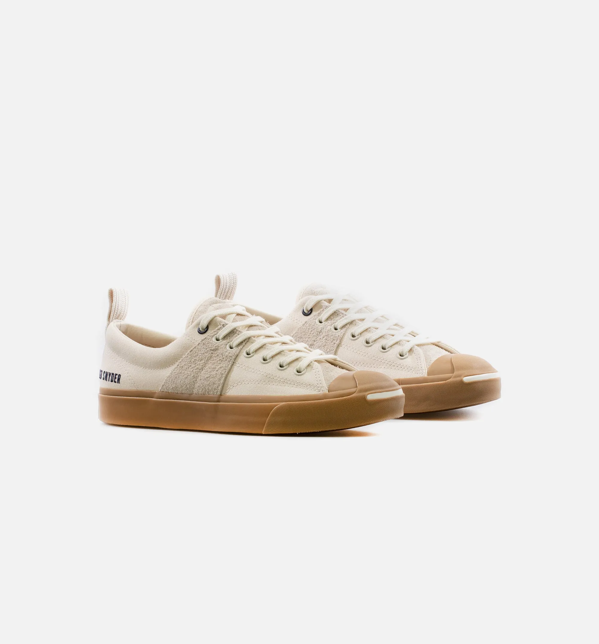Todd Snyder X Jack Purcell Mens Lifestyle Shoe - Tan/White Synthetic Shoes For Badminton