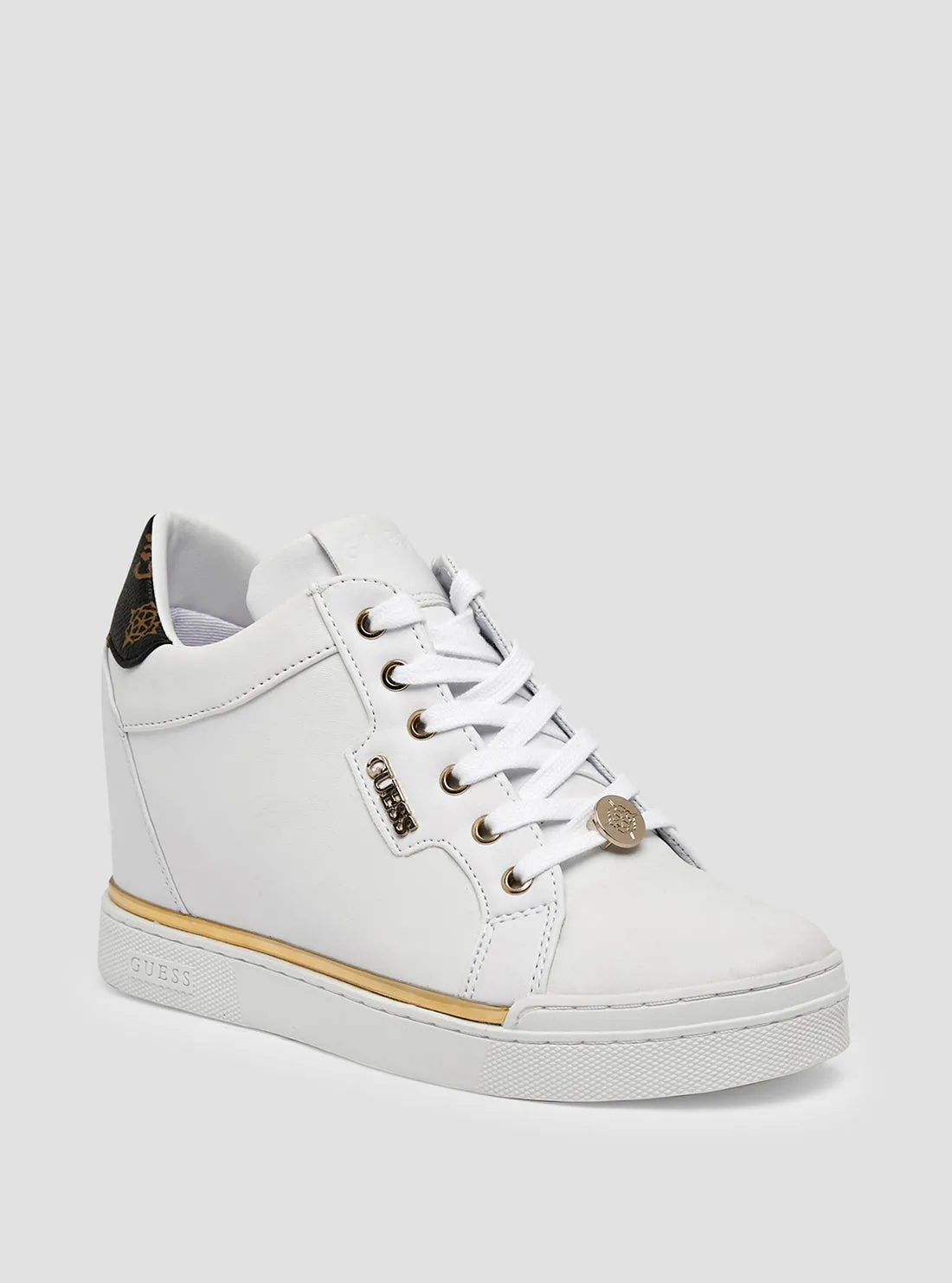 Hawk Sneakers White Logo Faster Low Top Sneakers