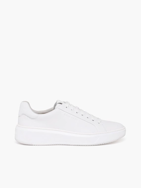 Grandpro Topspin Sneaker White Leather Slingback Shoes Flats
