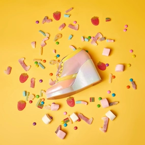 Stripper High Heels Marshmallows Sneaker Wedges - Sugar Rush