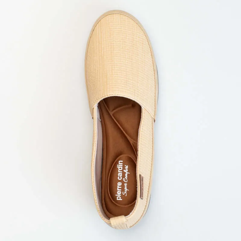 Pierre Cardin Weave A Line Slip On Flats Shoes