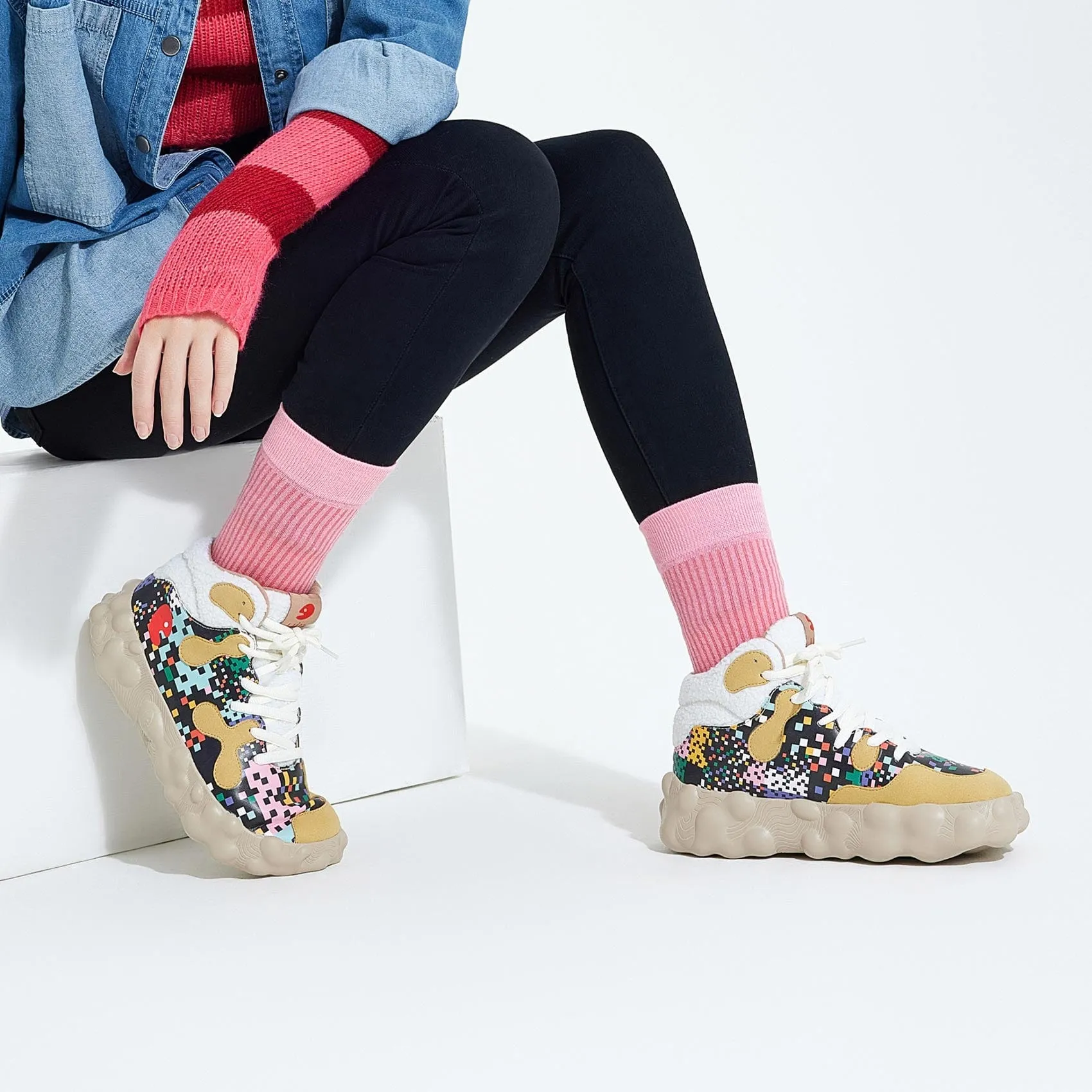 Pixel Party Figueras III Women Lockdown 7 Basketball Shoes