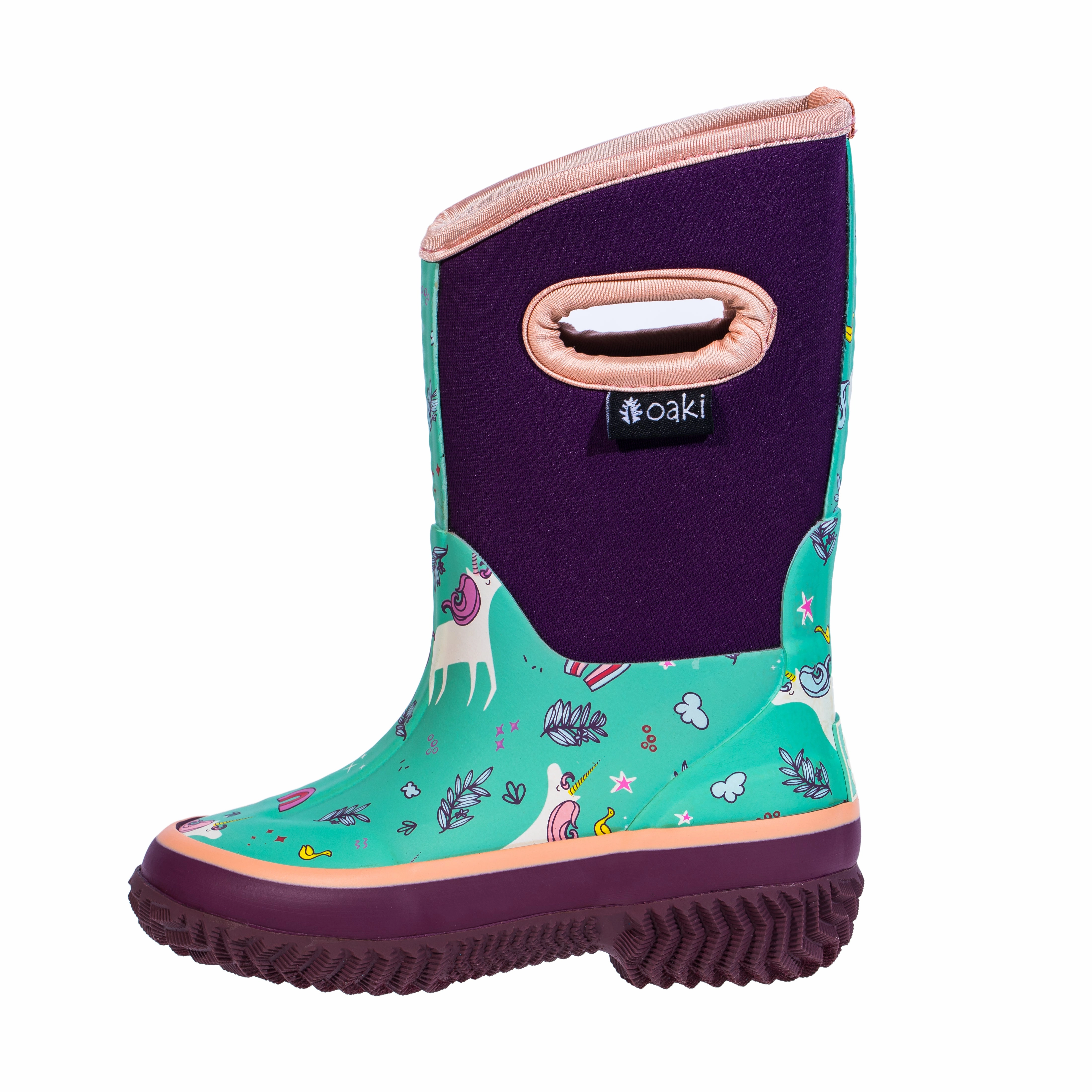 Aquatalia Snow Boots Snooty Unicorn Neoprene Rain/Snow Boots