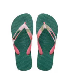 Lightweight Flip Flops With Arch Support HAVAIANAS TOP VERANO - GREEN LEAF