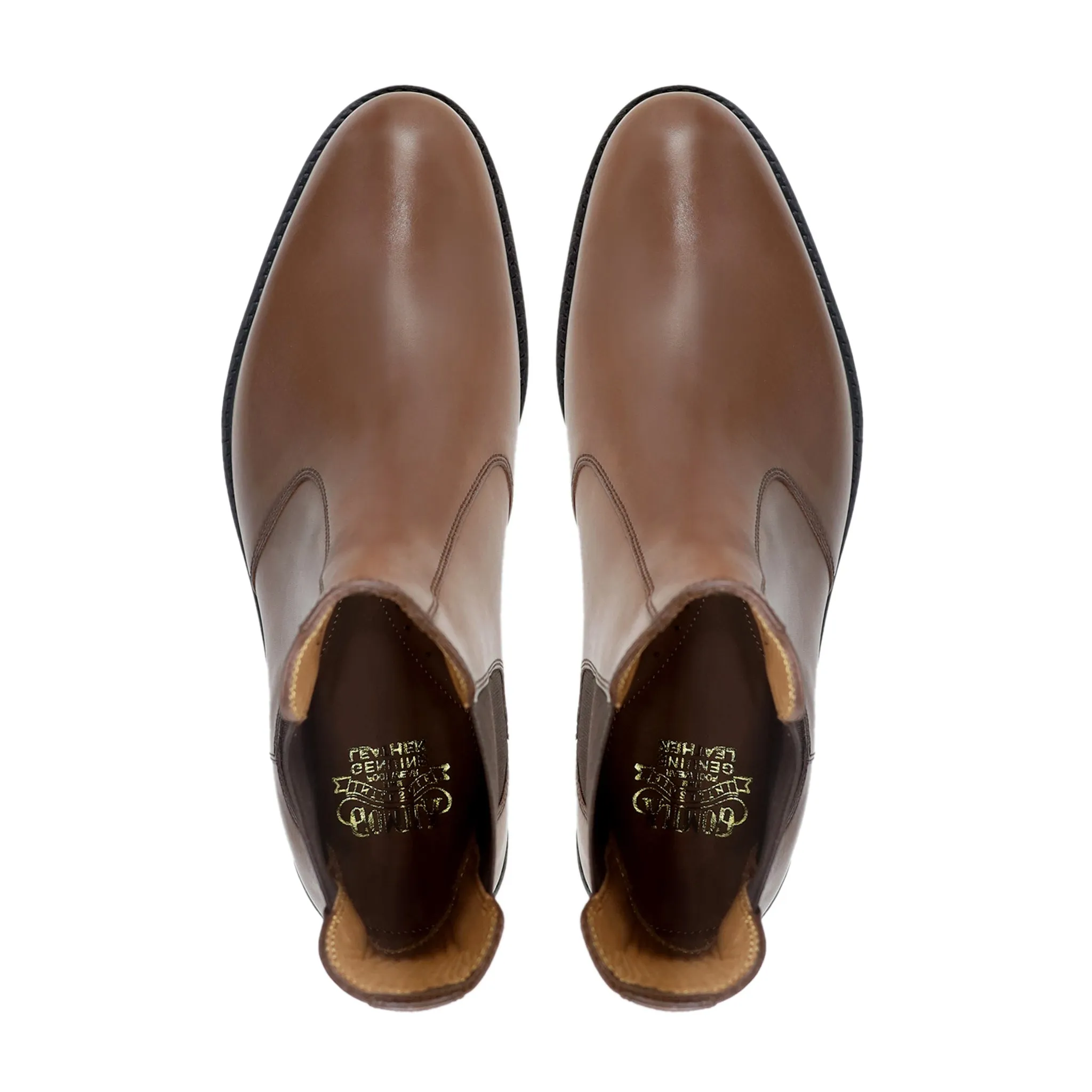 Jamsa - Men's Light Brown Calf Leather Chelsea Boot Thursday Chelsea Boots