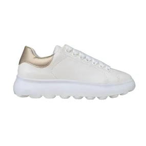 P448 Sneakers Geox scarpa sneakers da ragazza Puffypop 8056226640881 bianco-platino