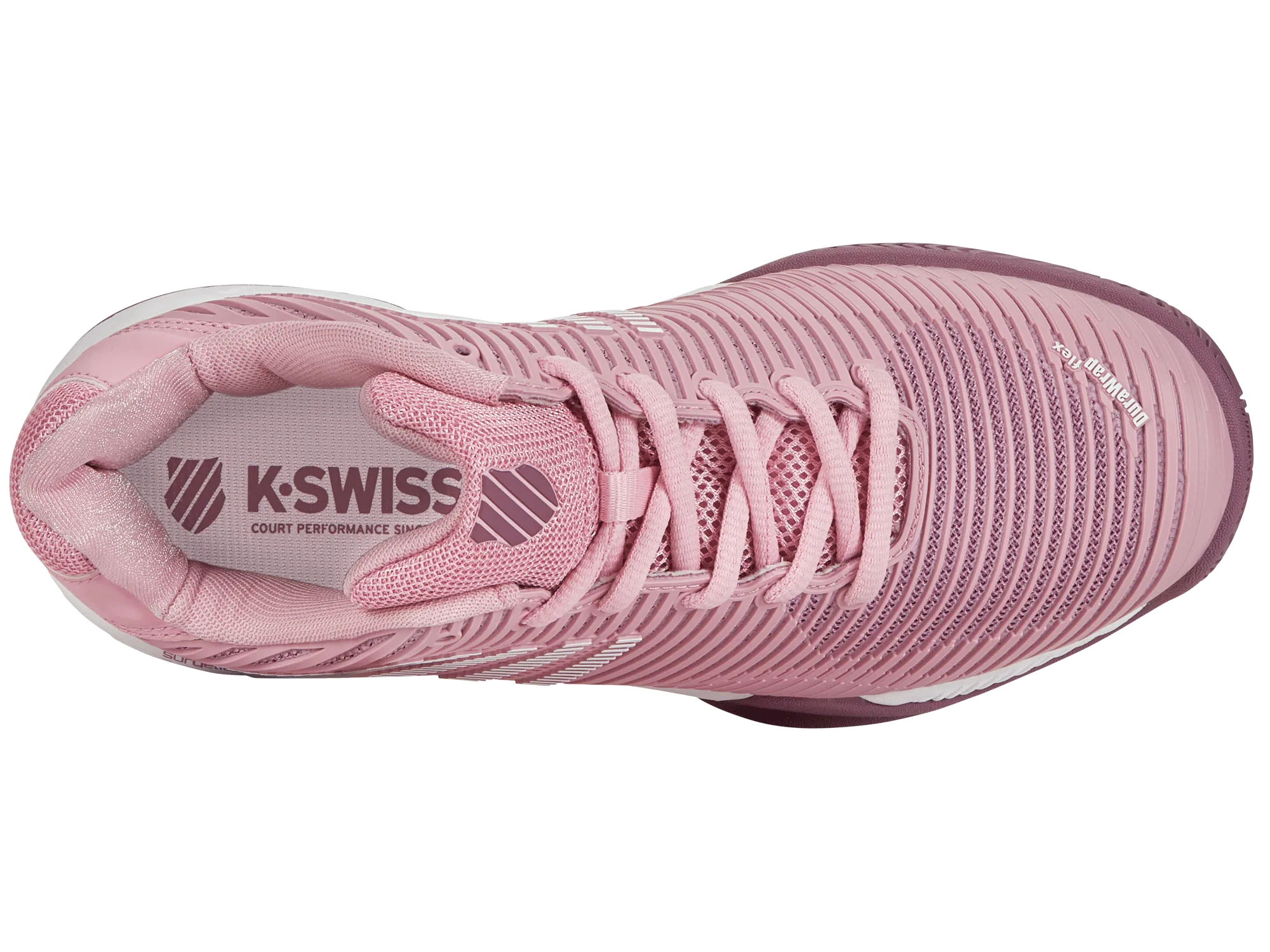 50's Style Tennis Shoes 96807-641-W | HYPERCOURT EXPRESS 2-WIDE | CAMEO PINK/GRAPE NECTAR/ORCHID HAZE