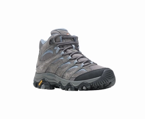Women's Moab 3 Mid WP Granite Canvas Hiking Boot