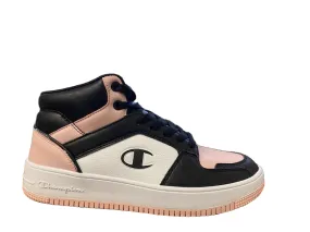 Champion Scarpa sneakers alta da donna Rebound 2.0 Mid S11471 KK001 nero bianco rosa Jonak Sneakers
