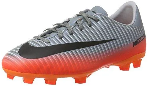 Jr. Mercurial Vapor Xi Cr Fg Soccer Cleats Sz. 4.5 Cool Grey Metallic Hematite Artificial Ground Soccer Cleats