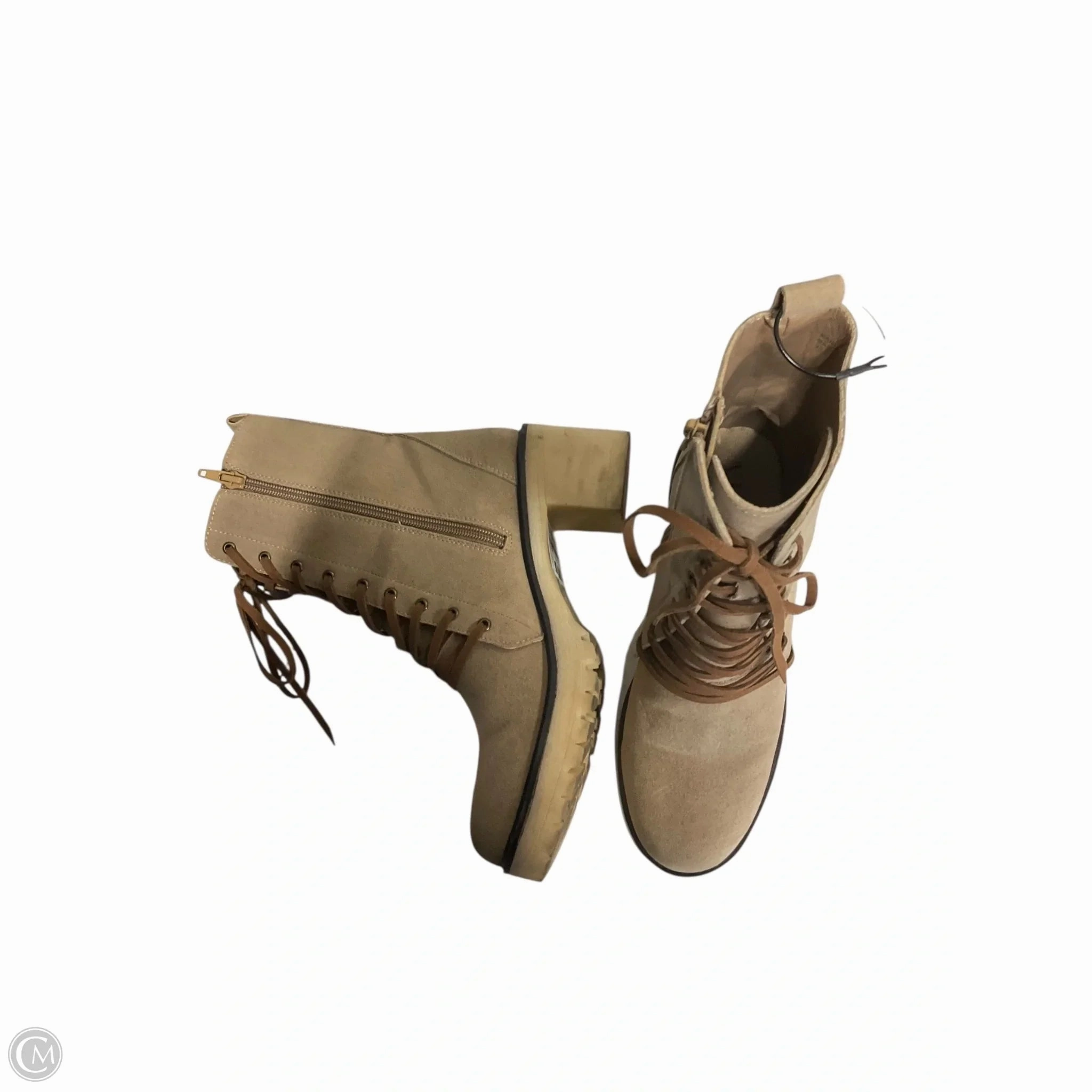 Gore Tex Combat Boots Boots Combat By Vici In Tan, Size: 7.5