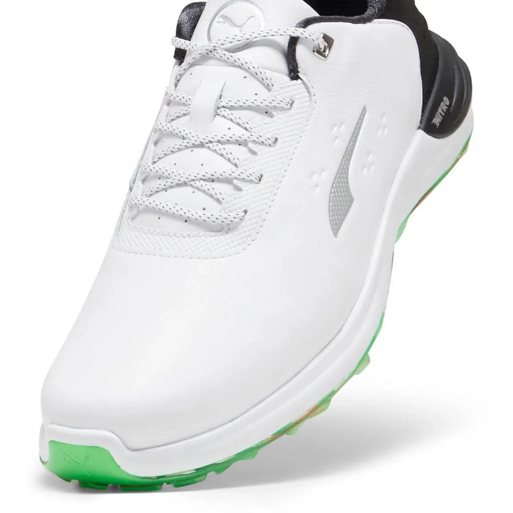 Best Spikeless Golf Shoes 2024 PUMA Phantomcat Nitro Golf Shoes White/Black/Fluro Green - 24 Men