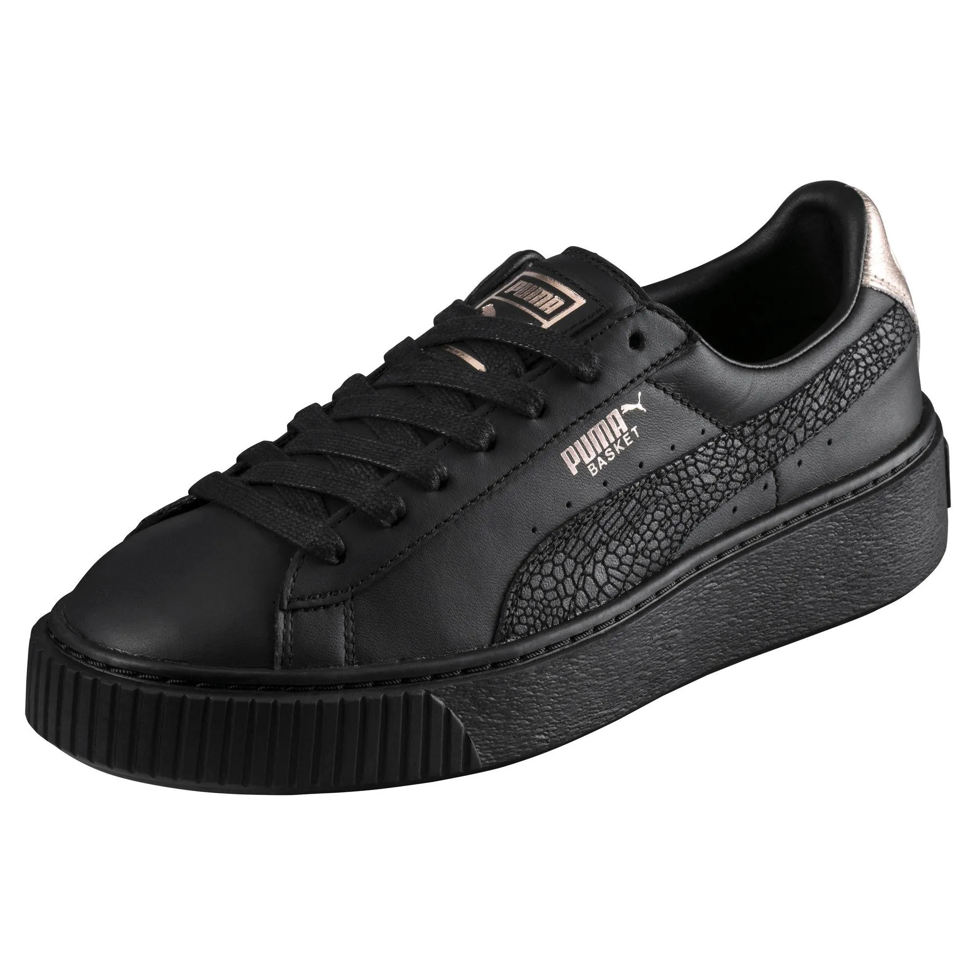 Zebra Sneakers Puma scarpa sneakers da donna con zeppa Basket Euphoria RG 366814 01 nero