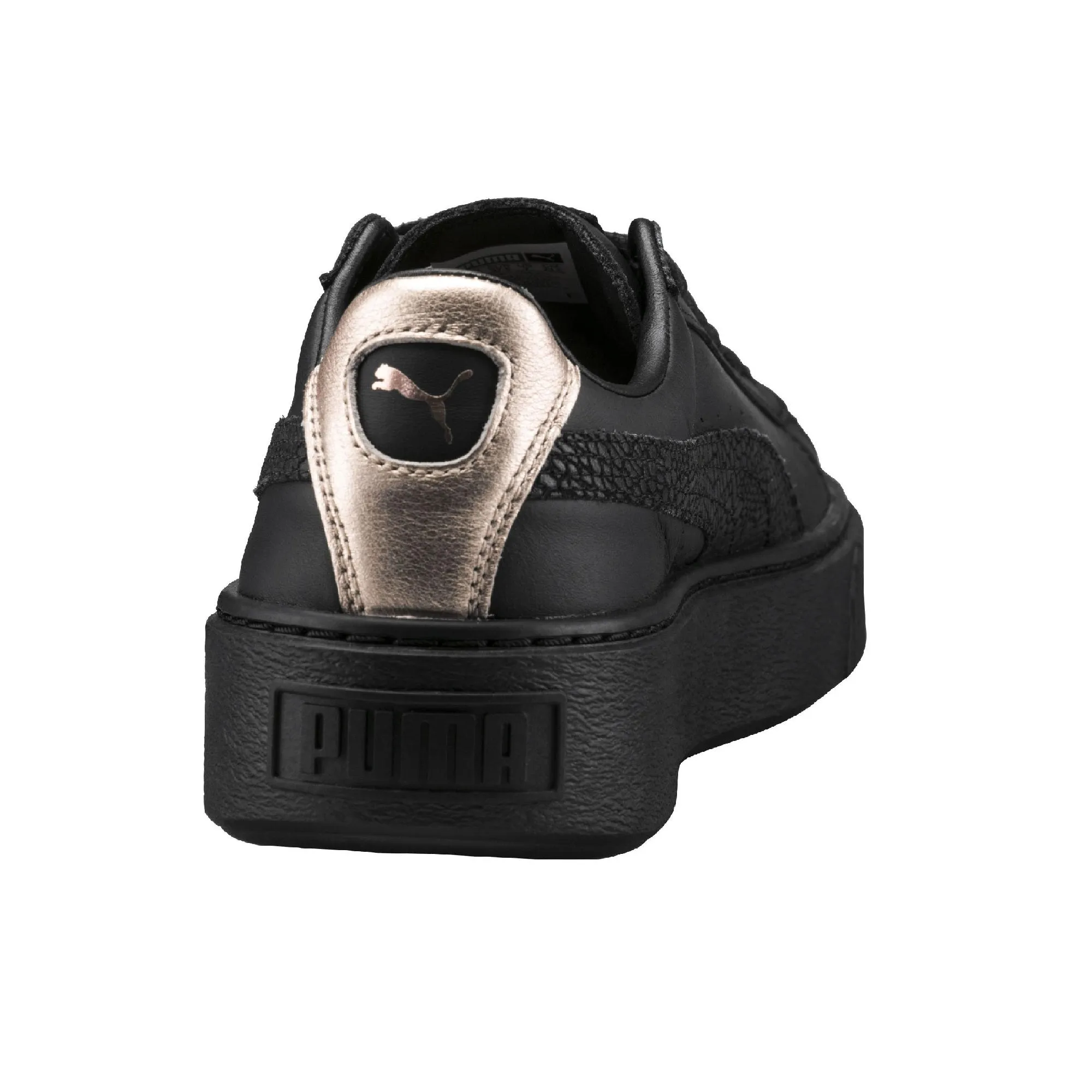 Puma scarpa sneakers da donna con zeppa Basket Euphoria RG 366814 01 nero Coach Outlet Sneakers