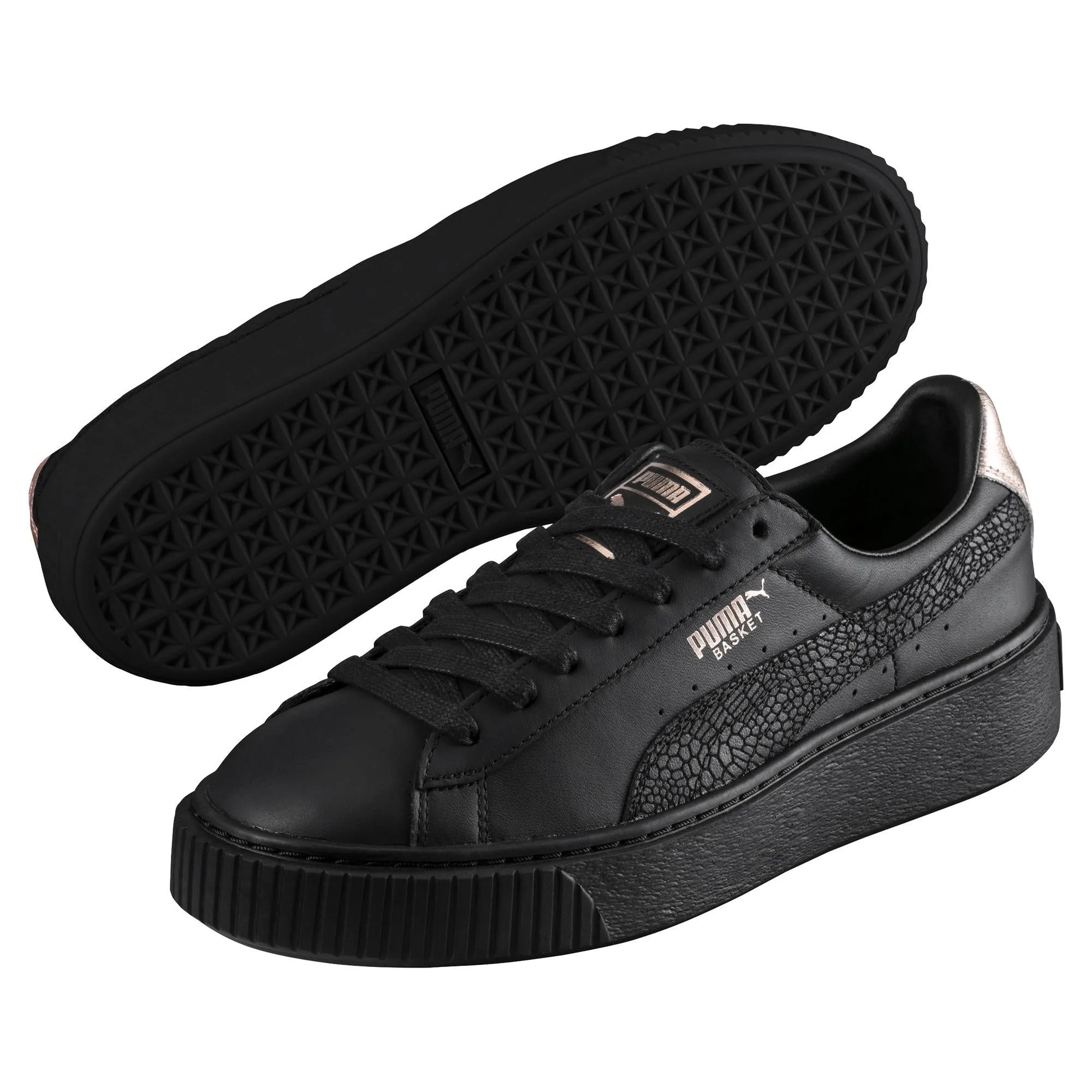 Churchs Sneakers Puma scarpa sneakers da donna con zeppa Basket Euphoria RG 366814 01 nero