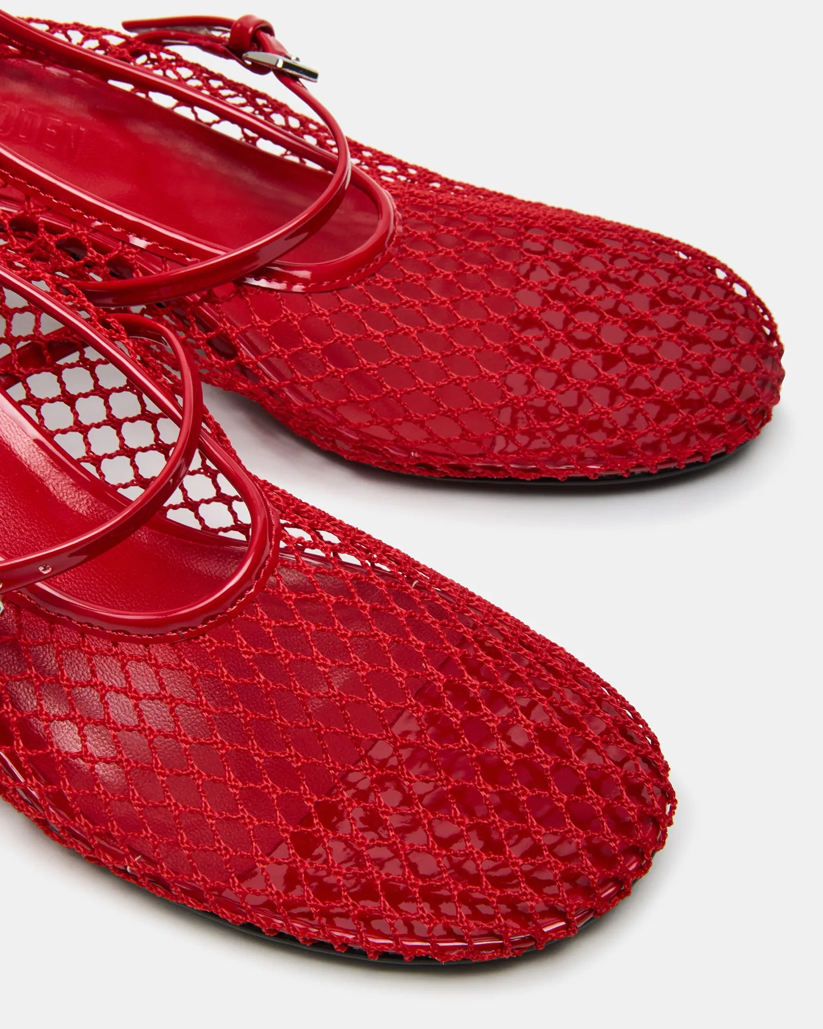 RAYNOR RED Mary-jane Comfort Court Shoes