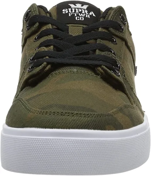 Supra scarpa sneakers da uomo in tela Vaider LC S86017 verde mimetico Sneakers Clipart
