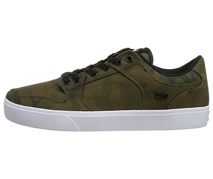 Supra scarpa sneakers da uomo in tela Vaider LC S86017 verde mimetico Sneakers With Denim