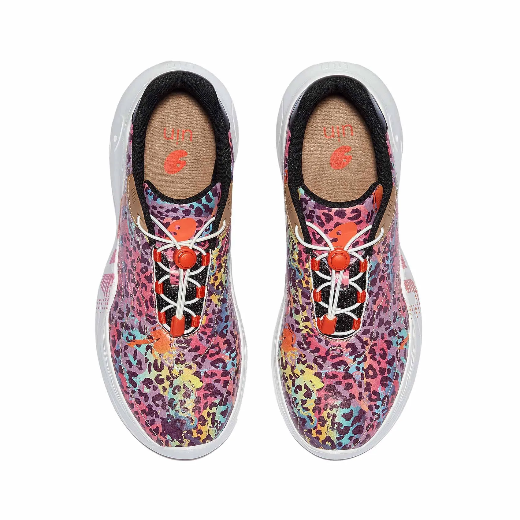 Purple Leopard Palma VIII Women Basketball Shoes With Removable Strap