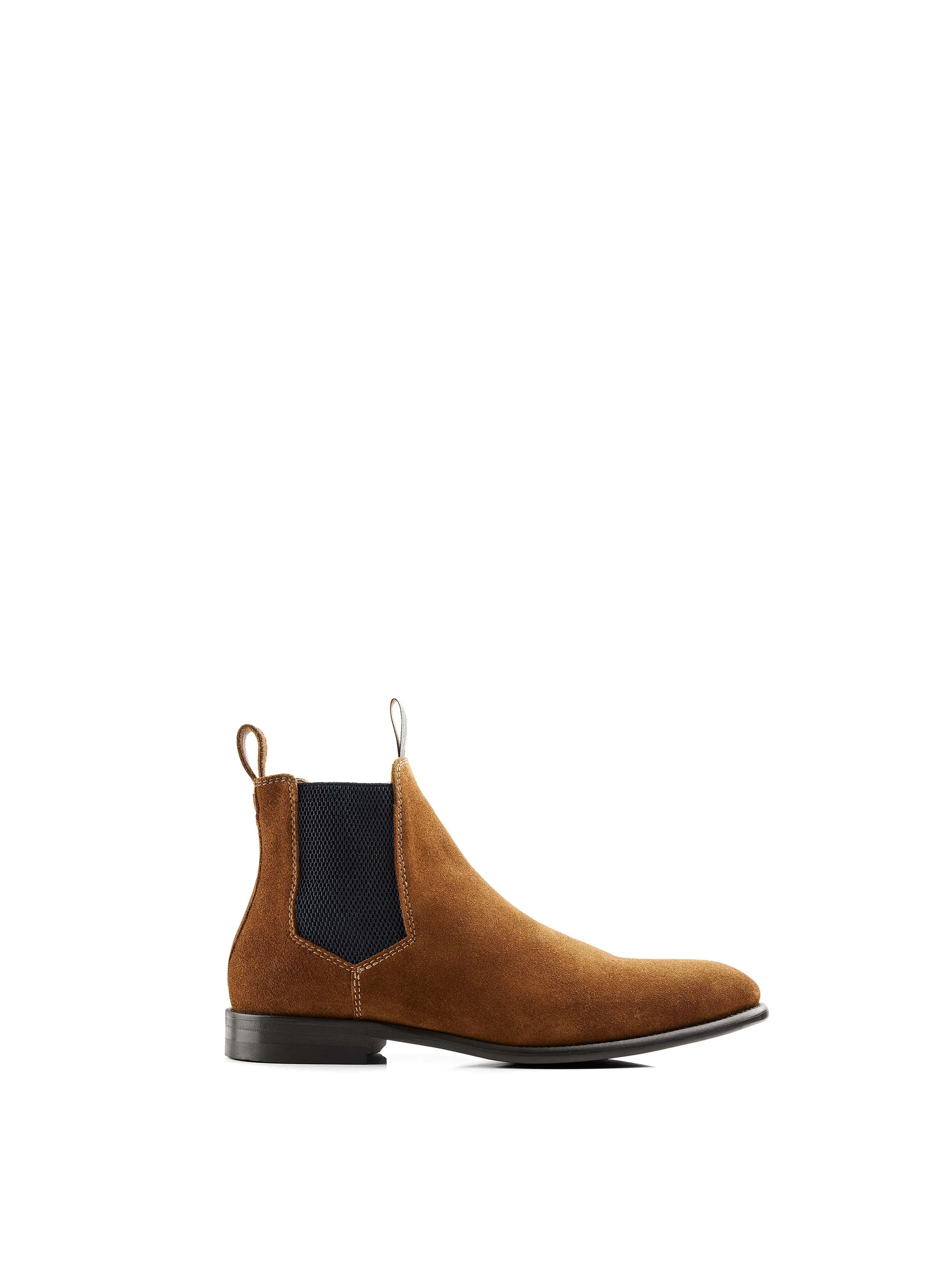 Chelsea Boots With Overcoat Chelsea - Cognac