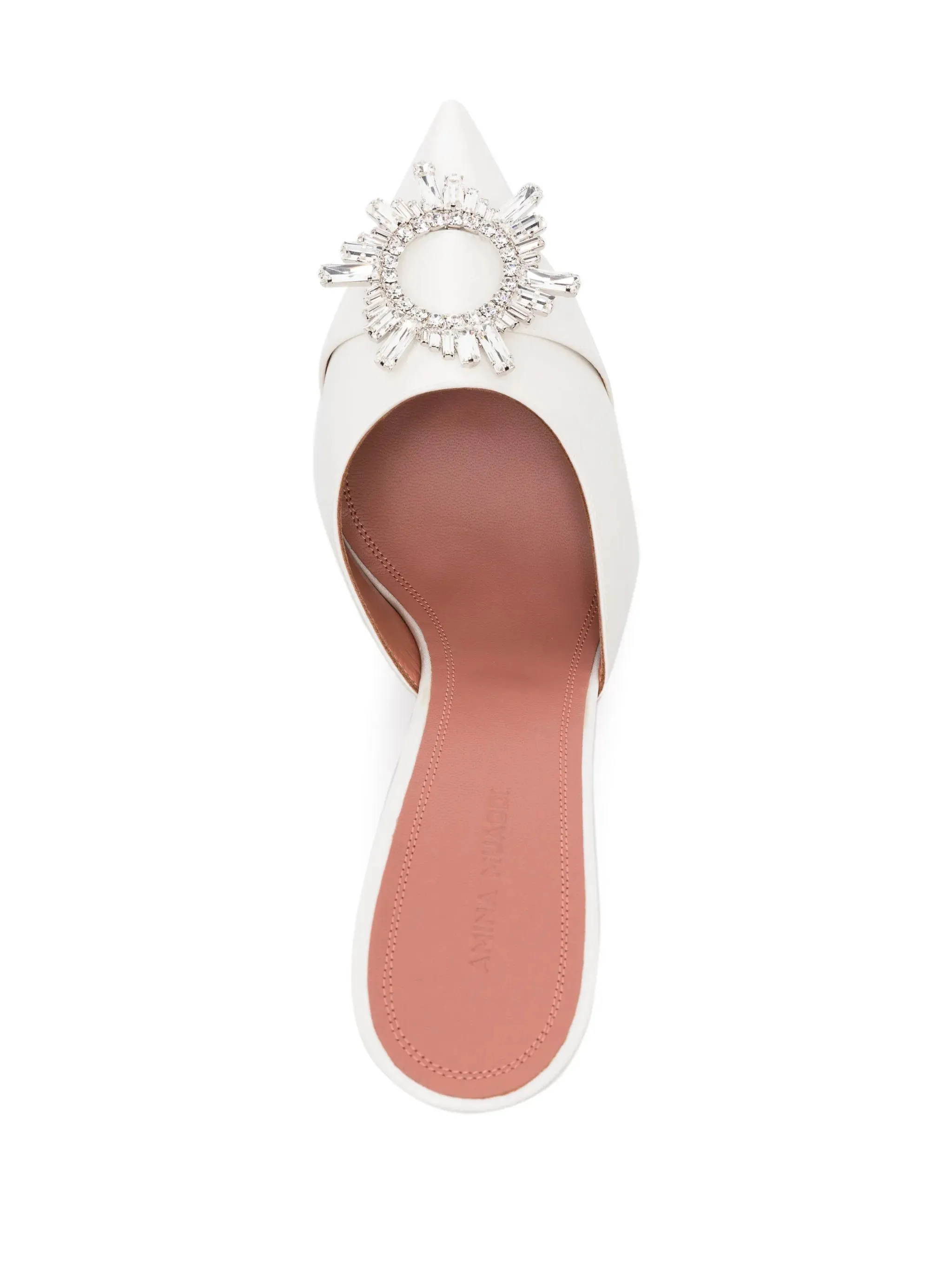 Delia's Mules 14488 Slip On Shoes Begum 95mm crystal-embellished mules