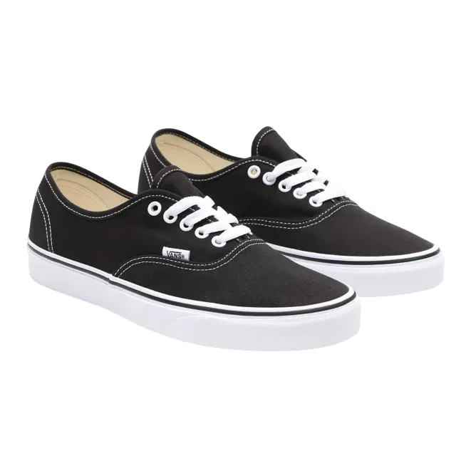 Sneakers And A Dress Vans Authentic Unisex Tela VN000EE3BLK | Sneakers nere