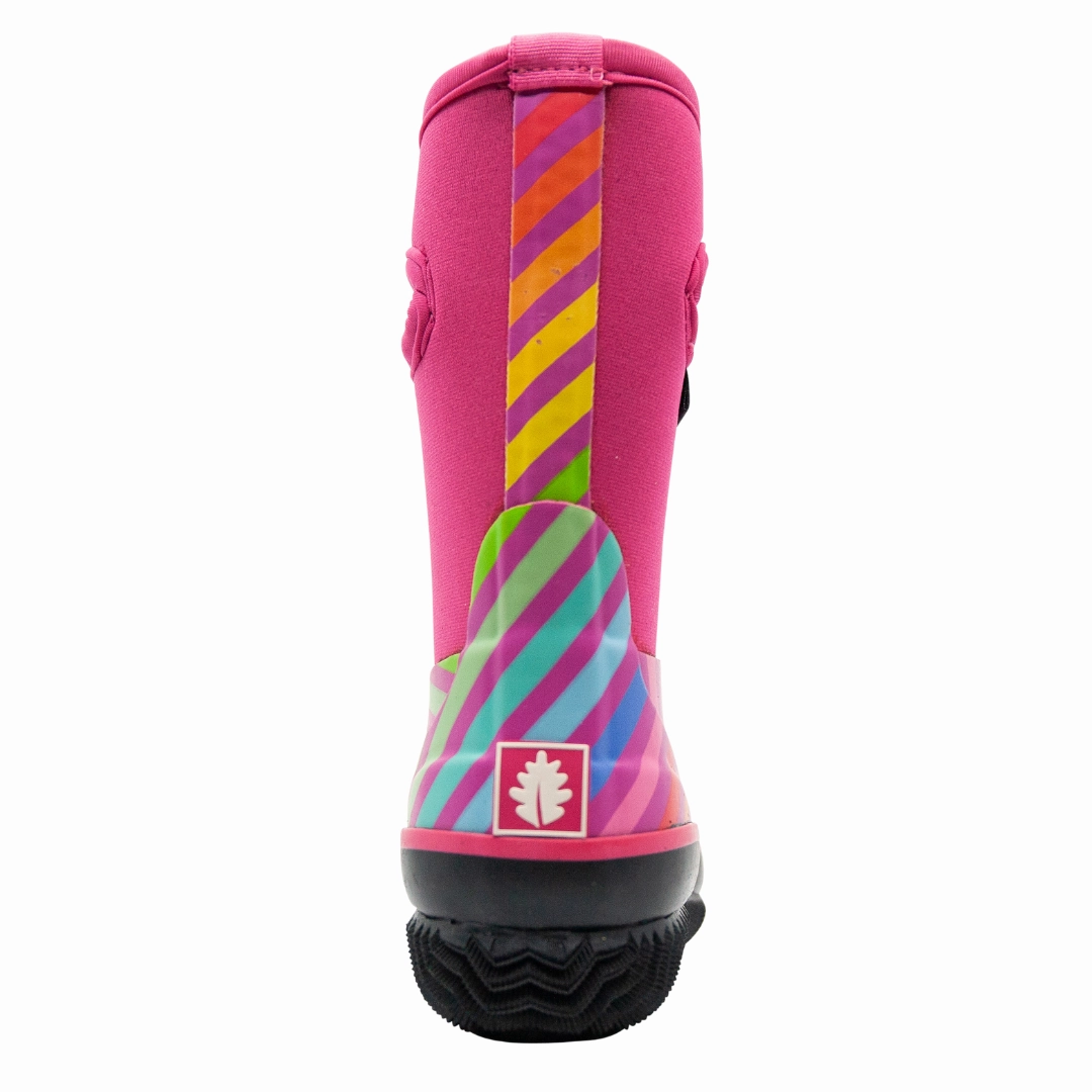 Rainbow Stripes Neoprene Rain/Snow Boots Moncler Insolux Snow Boots