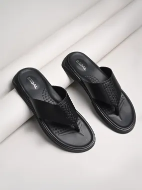 Espadrilles Summer 2024 Regal Black Men Casual Leather Sandals