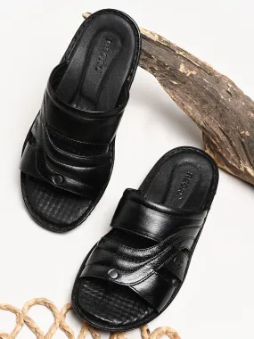 Regal Black Men Comfort Leather Sandals Catherine Malandrino Espadrille Wedge