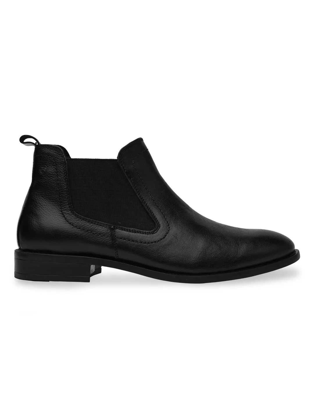Regal Black Mens Chelsea Leather Boots Chelsea Boots For High Instep