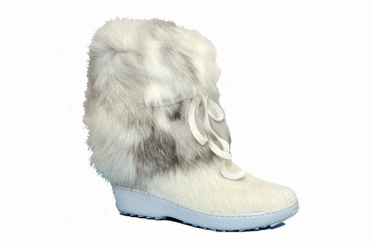 Regina Imports | Volpe | Short Black Tip Fox Fur Boots | Women's Snow Boots Rural King