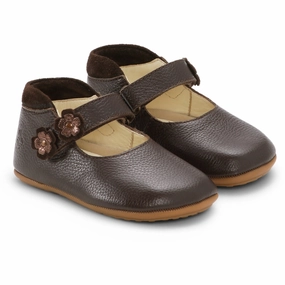 Overland Sheepskin Slippers Bundgaard Dark Brown Aya