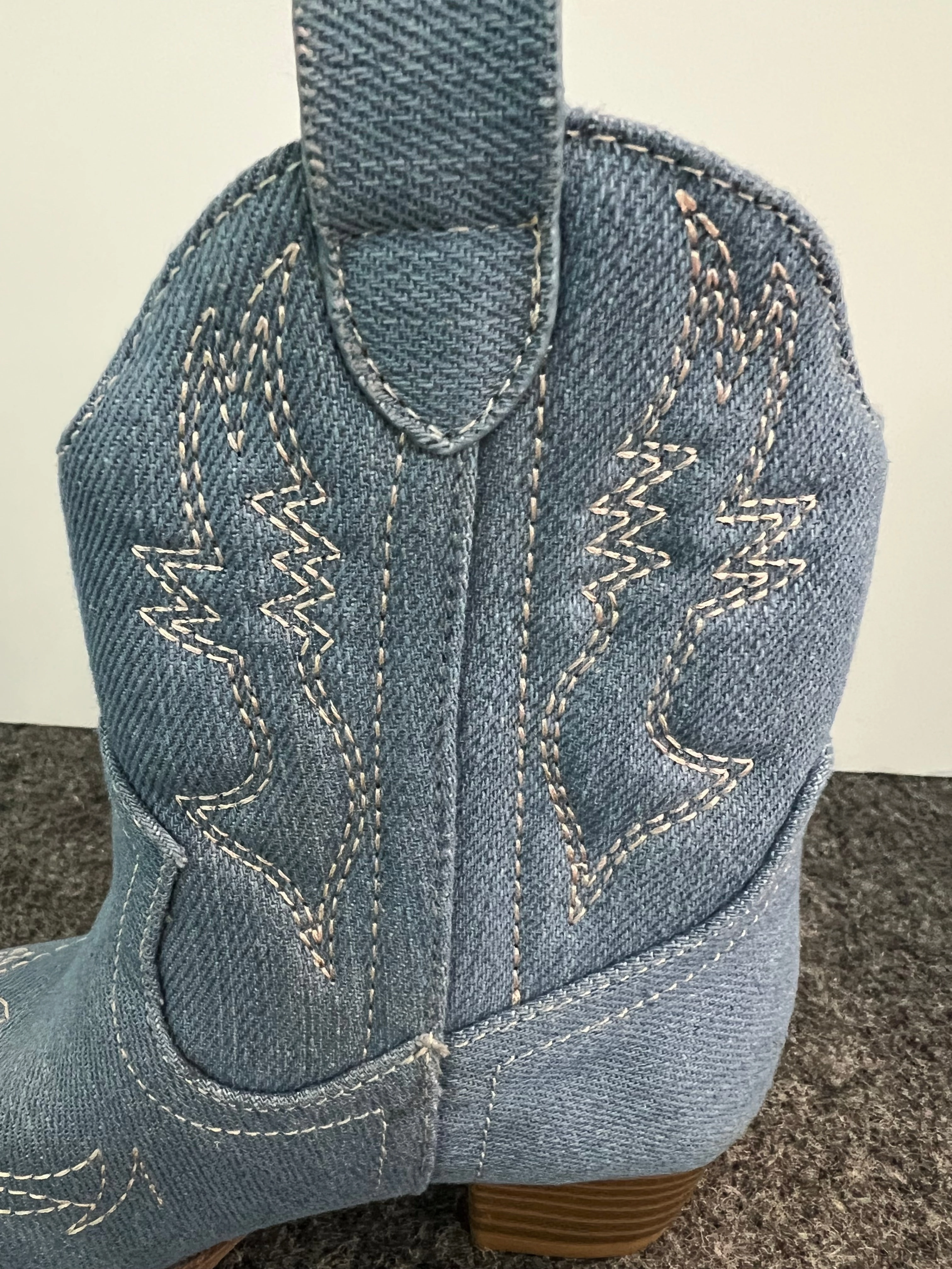 RIVER-07K KIDS Denim Motorcycle Riding Boots