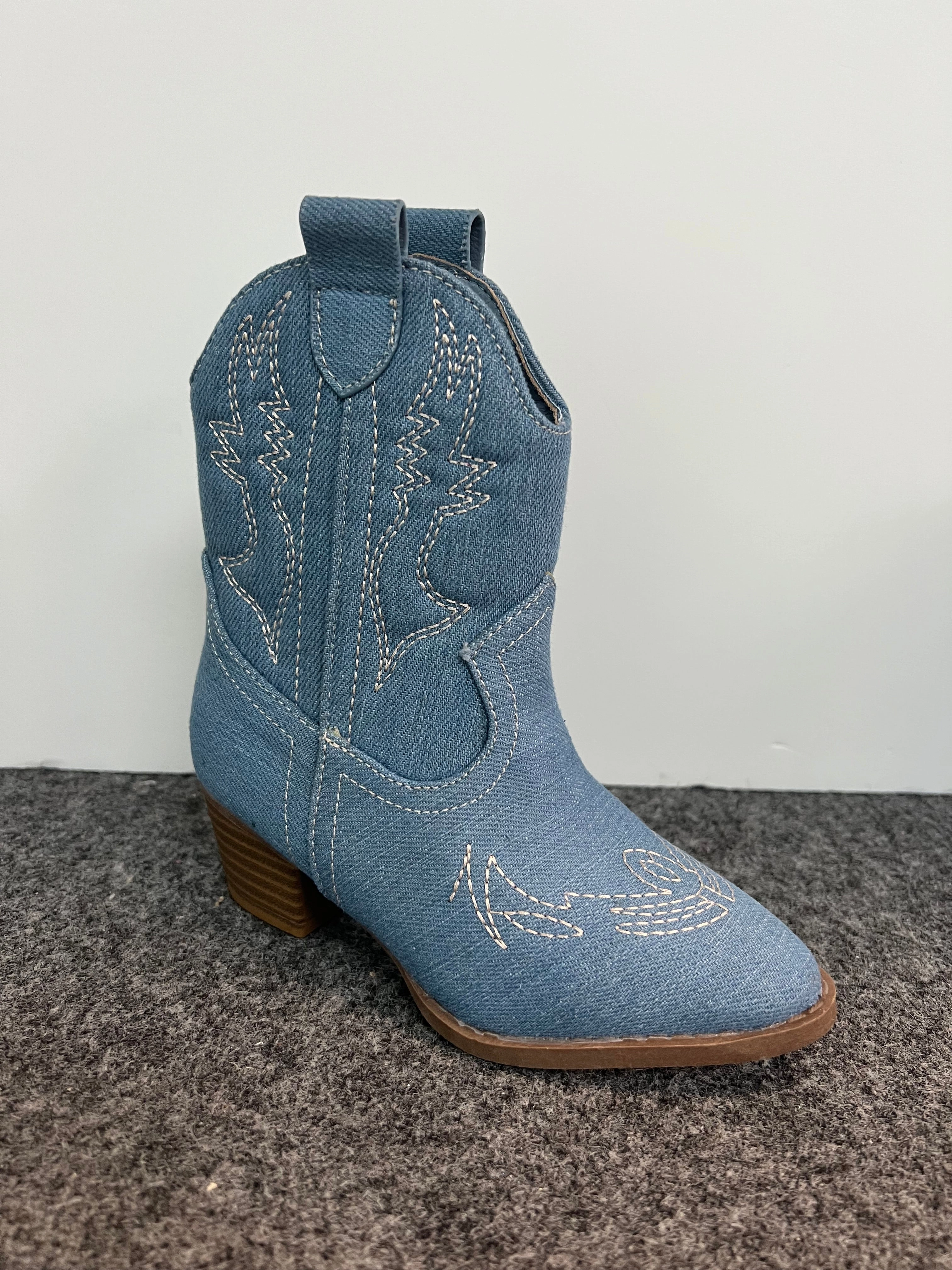 RIVER-07K KIDS Denim La Crosse Boots