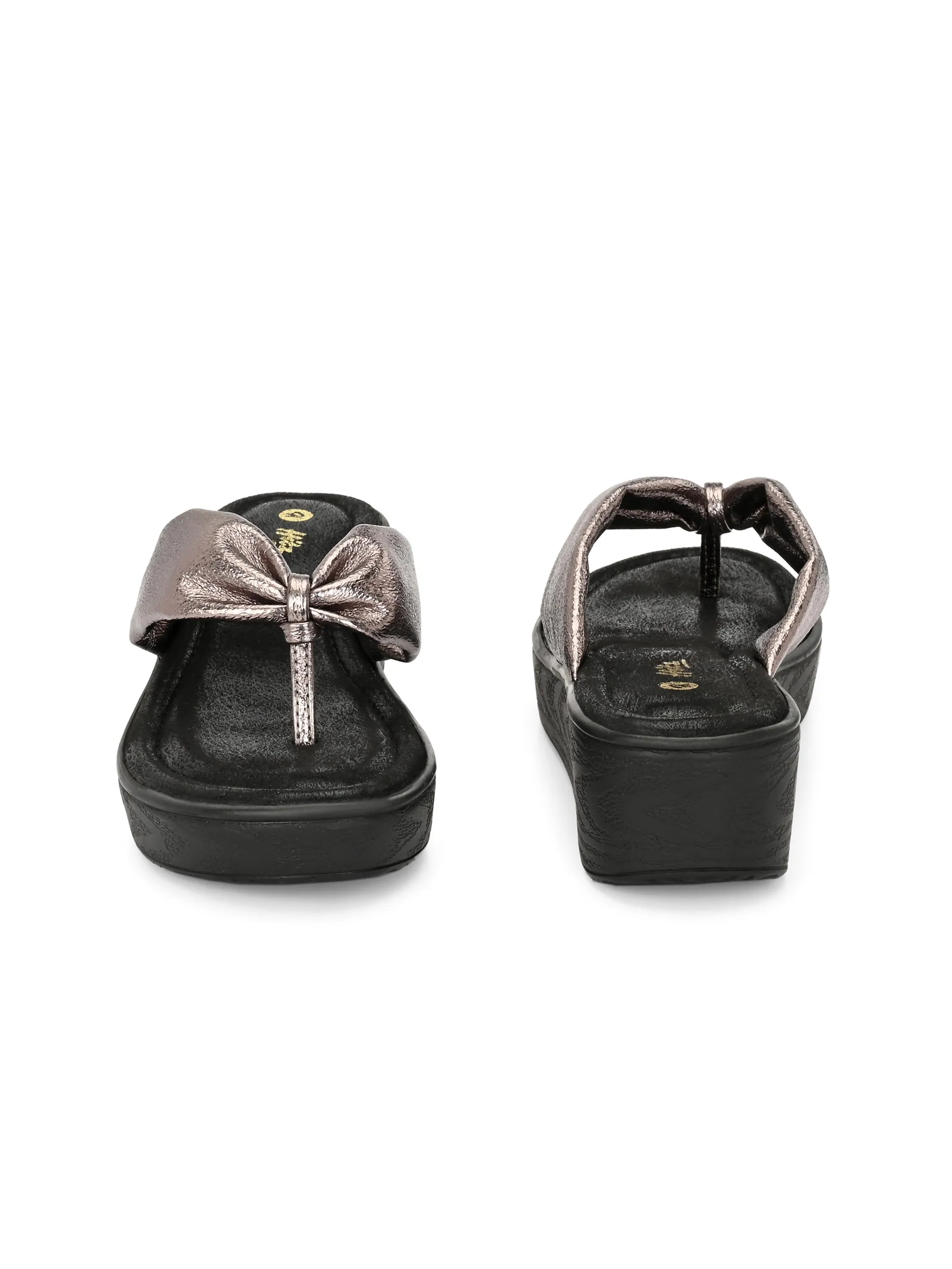 Rivya Wedge Slippers Plantar Fasciitis High Heels