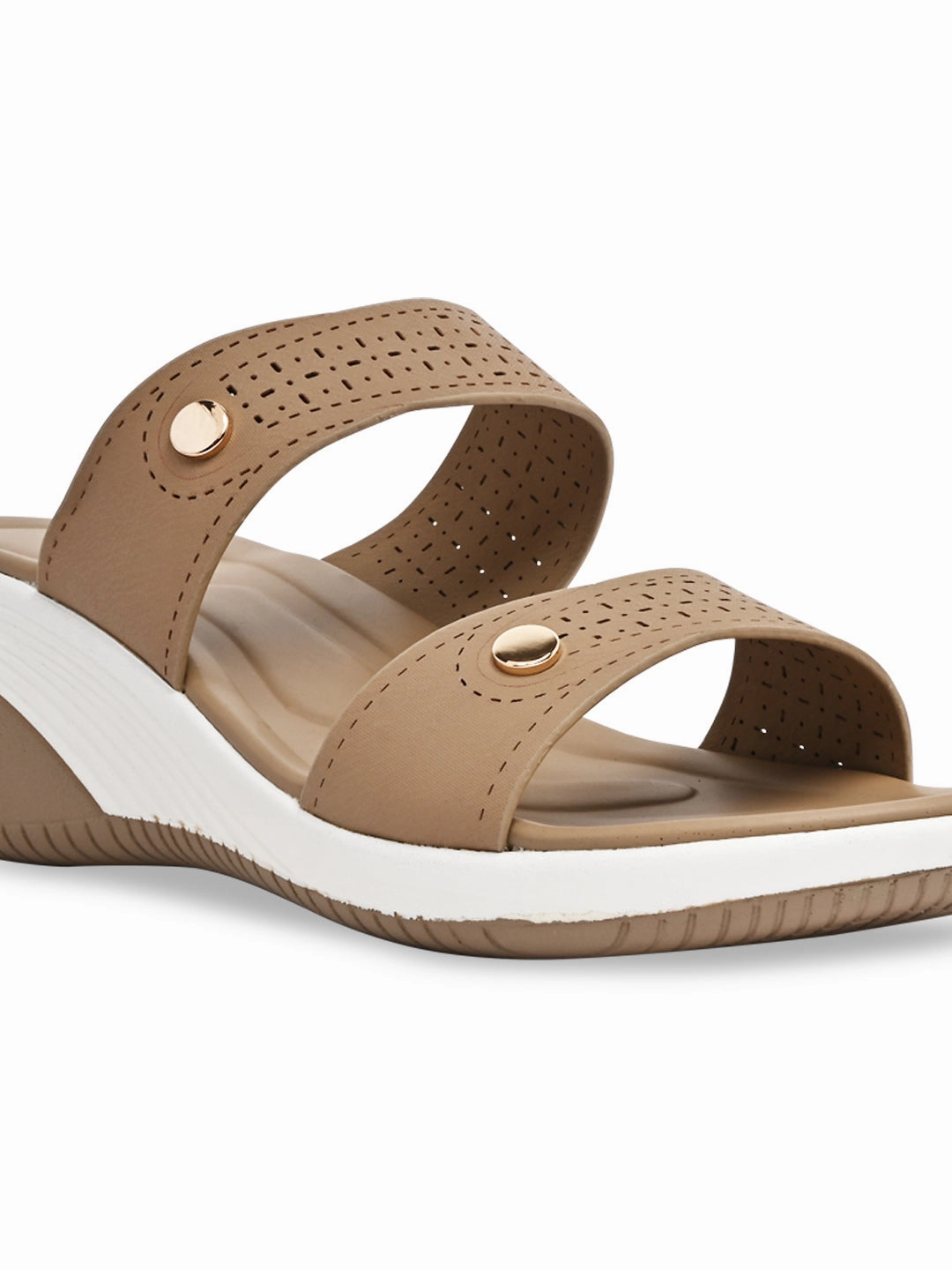 Rocia By Regal Beige Women Casual Laser Cut Platforms J Crew Lace Up Espadrilles