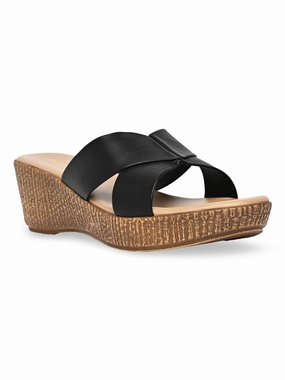 Cala Espadrille Rocia By Regal Black Women Casual Platform Sandals