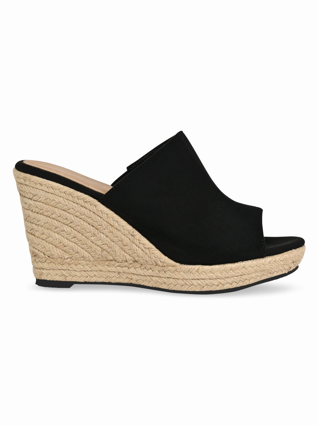 Gucci Crochet Espadrilles Rocia By Regal Black Women High Heel Suede Espadrilles