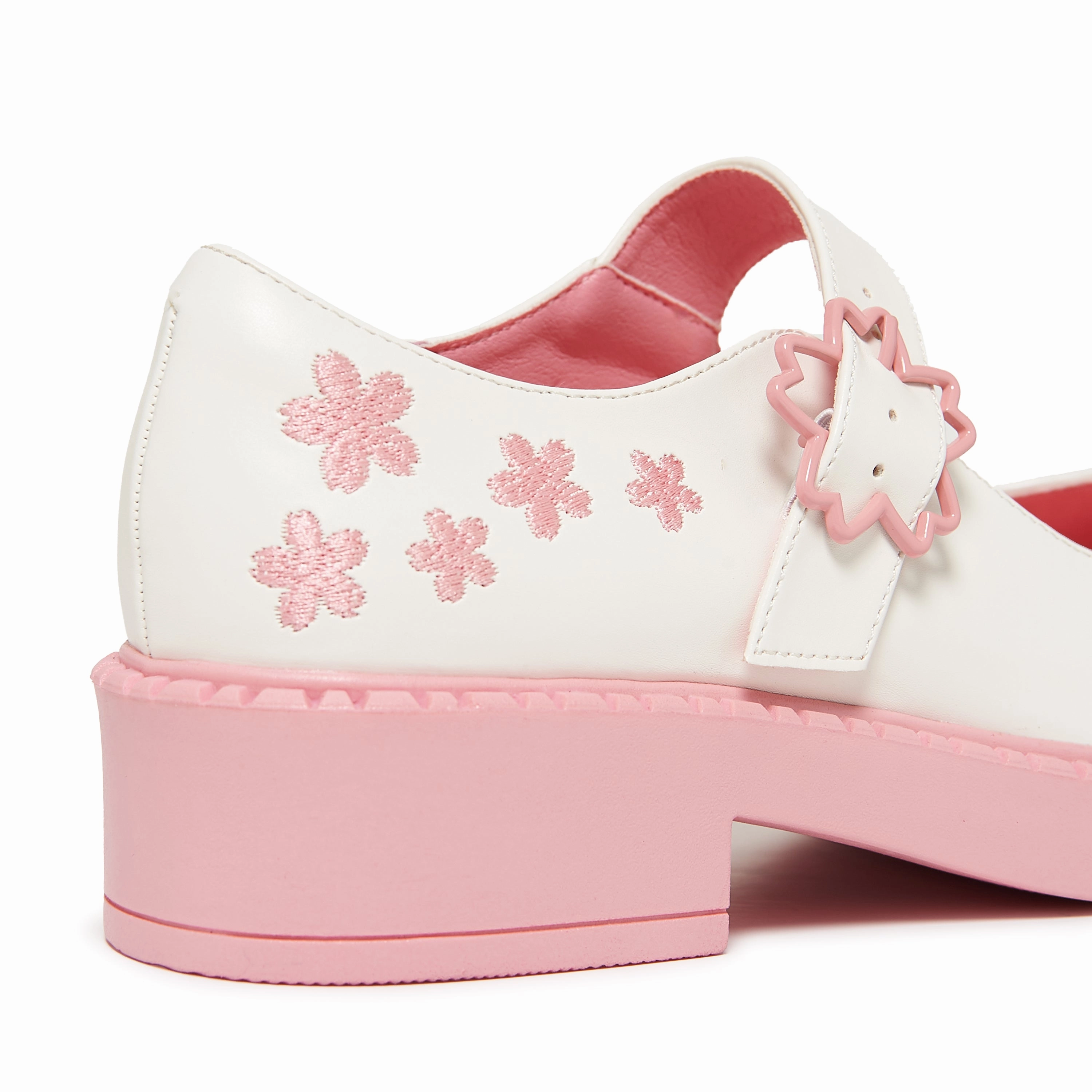 Sakura Miku Cherry Blossom Mary Janes - White Primark Mary Jane Shoes