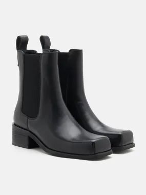 Waterproof Chelsea Boots Uk [SALE]Narelle Square Toe Chelsea Boots