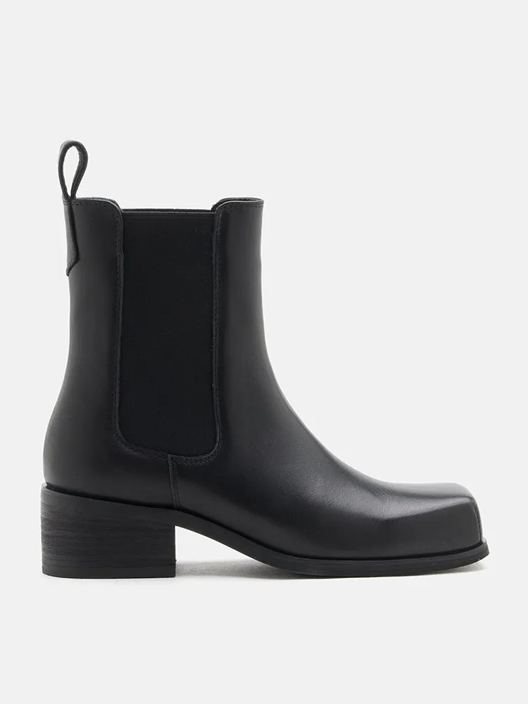 Slim Chelsea Boots [SALE]Narelle Square Toe Chelsea Boots