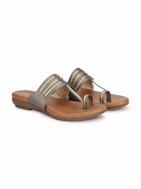 Slip Sale Ansley Samantha Cushioned Kohlapuris