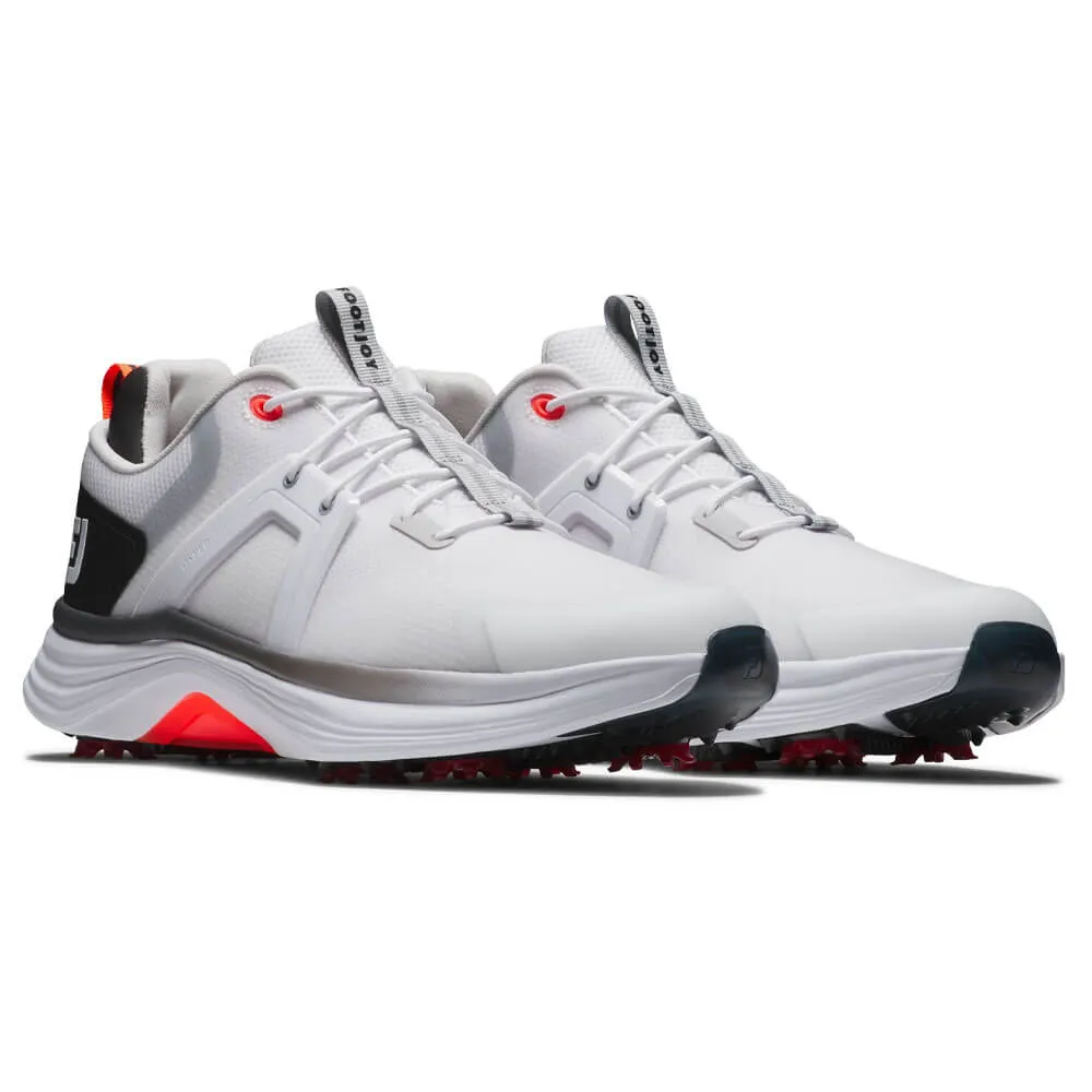 FootJoy HyperFlex Golf Shoes White/Black/Red - 25 Men Fenlern Golf