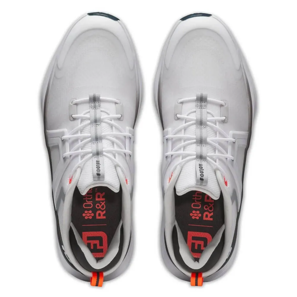 FootJoy HyperFlex Golf Shoes White/Black/Red - 25 Men Air Jordan 12 Golf Shoe