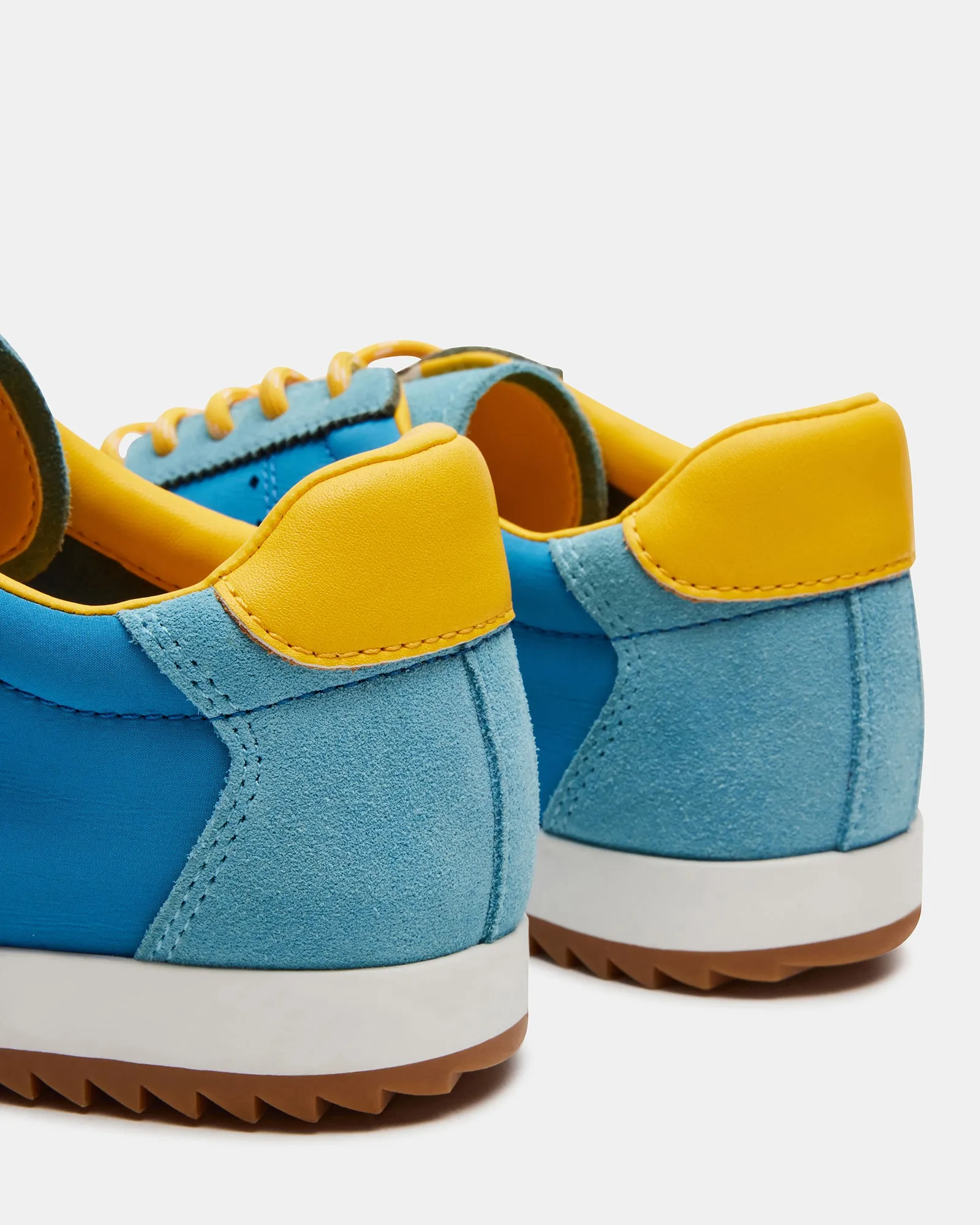 Sneakers With Black Soles MIRAGE BLUE/YELLOW