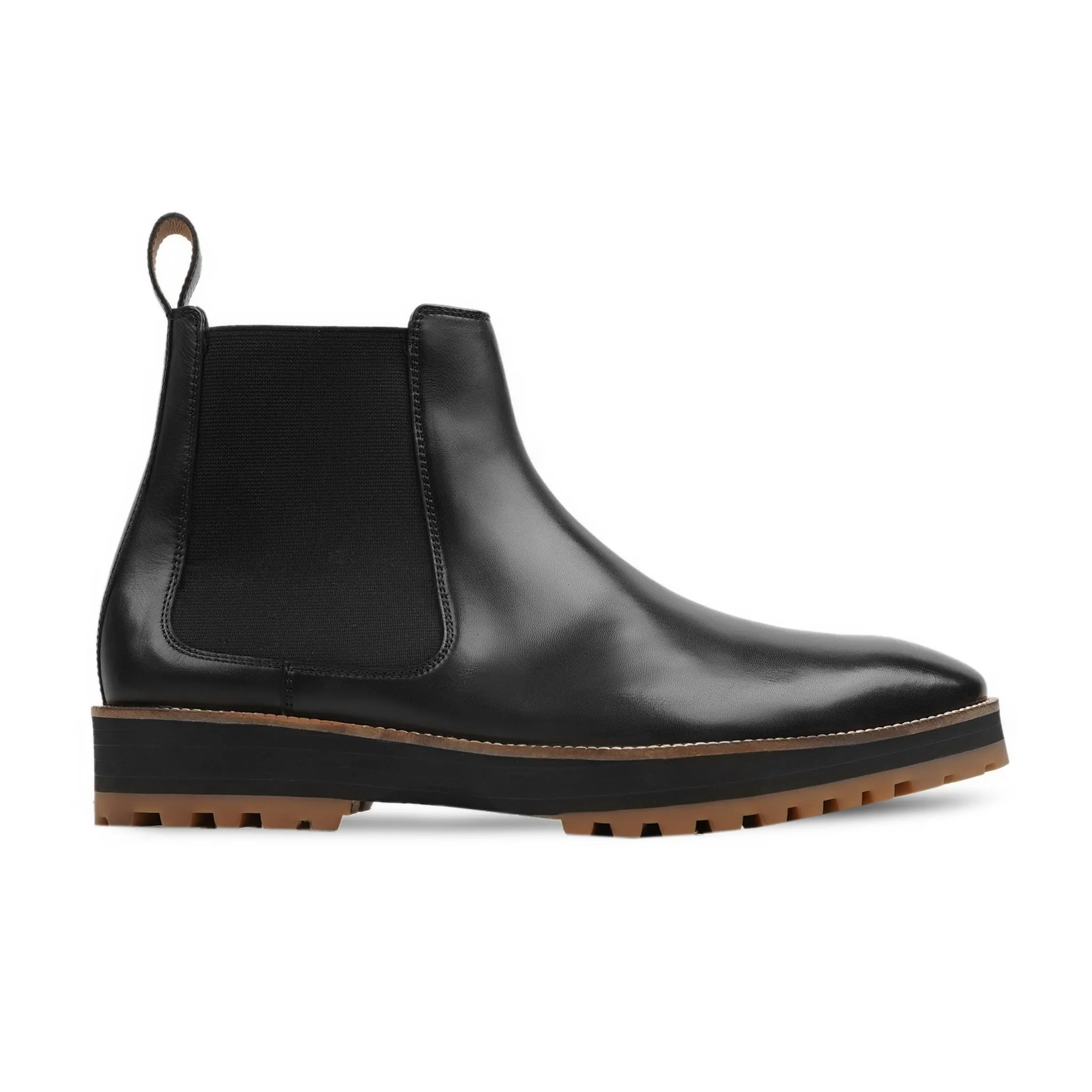 Avis - Men's Black Calf Leather Chelsea Boot Eva Everyday Chelsea Boot