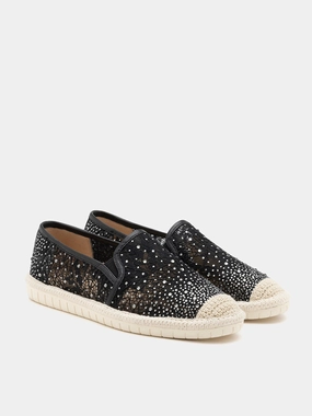 Coach Heart Espadrilles Sabrina Crystal Embellished Espadrilles