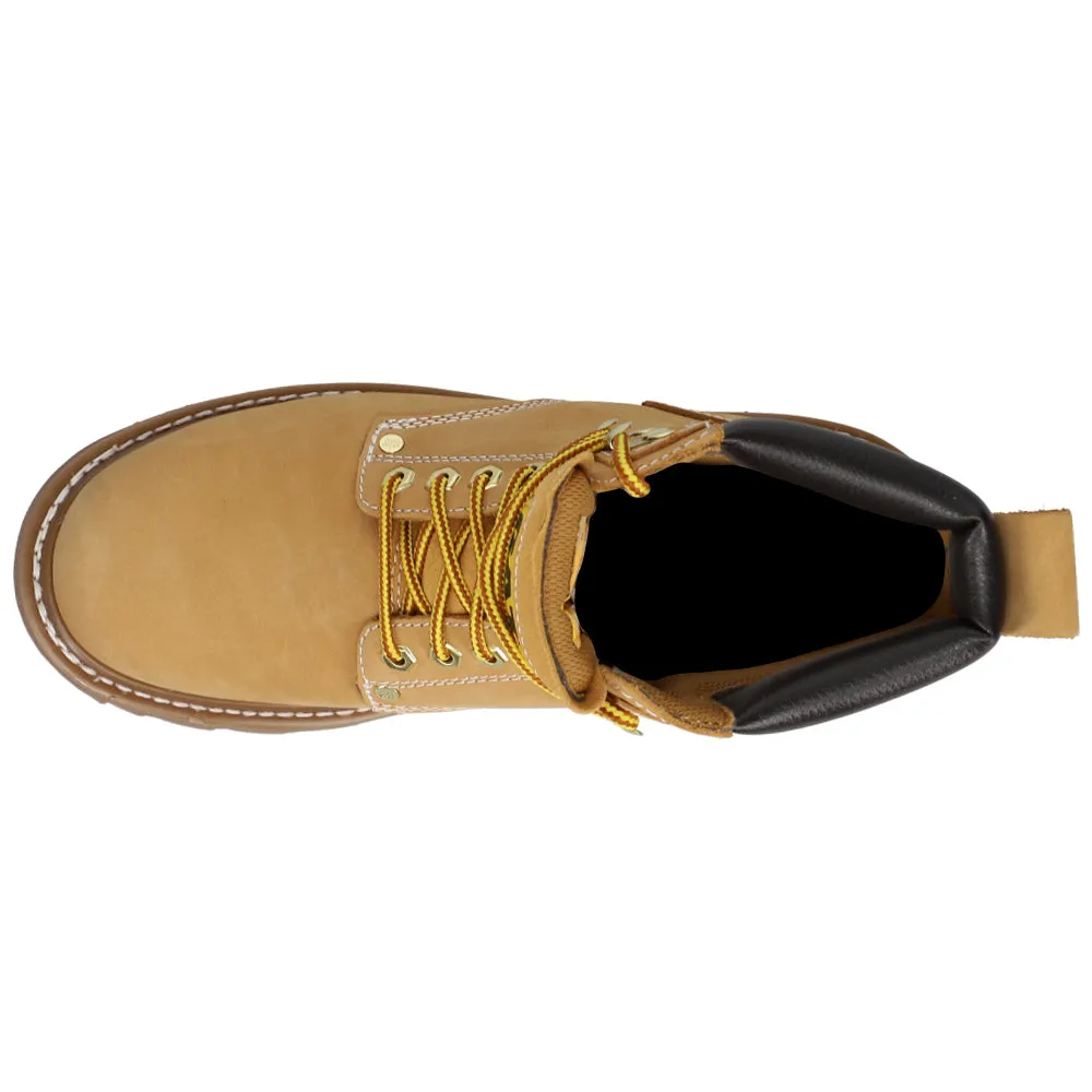 Workhog 8 Lace-up Work Boots Second Shift 6 Inch Slip Resistant Soft Toe Work Boots